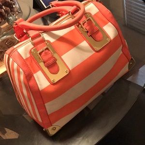 Striped purse